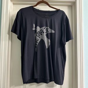 Good Hqrt distressed black tee size XXL